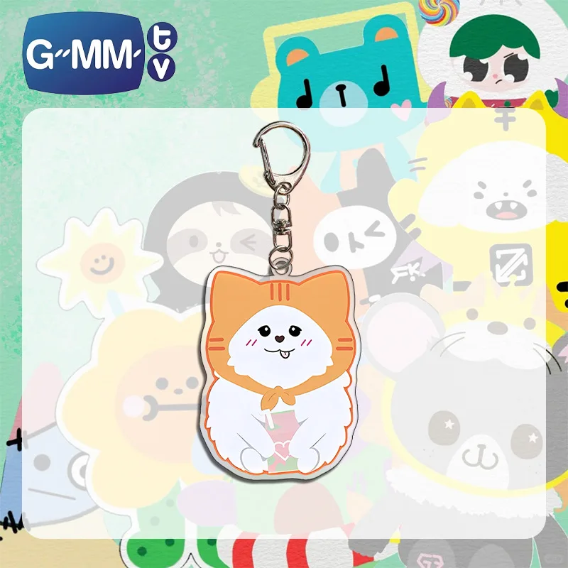 Thailand CP GMMQ Keychain GMMTV Cartoon Figure Bag Pendant Couple