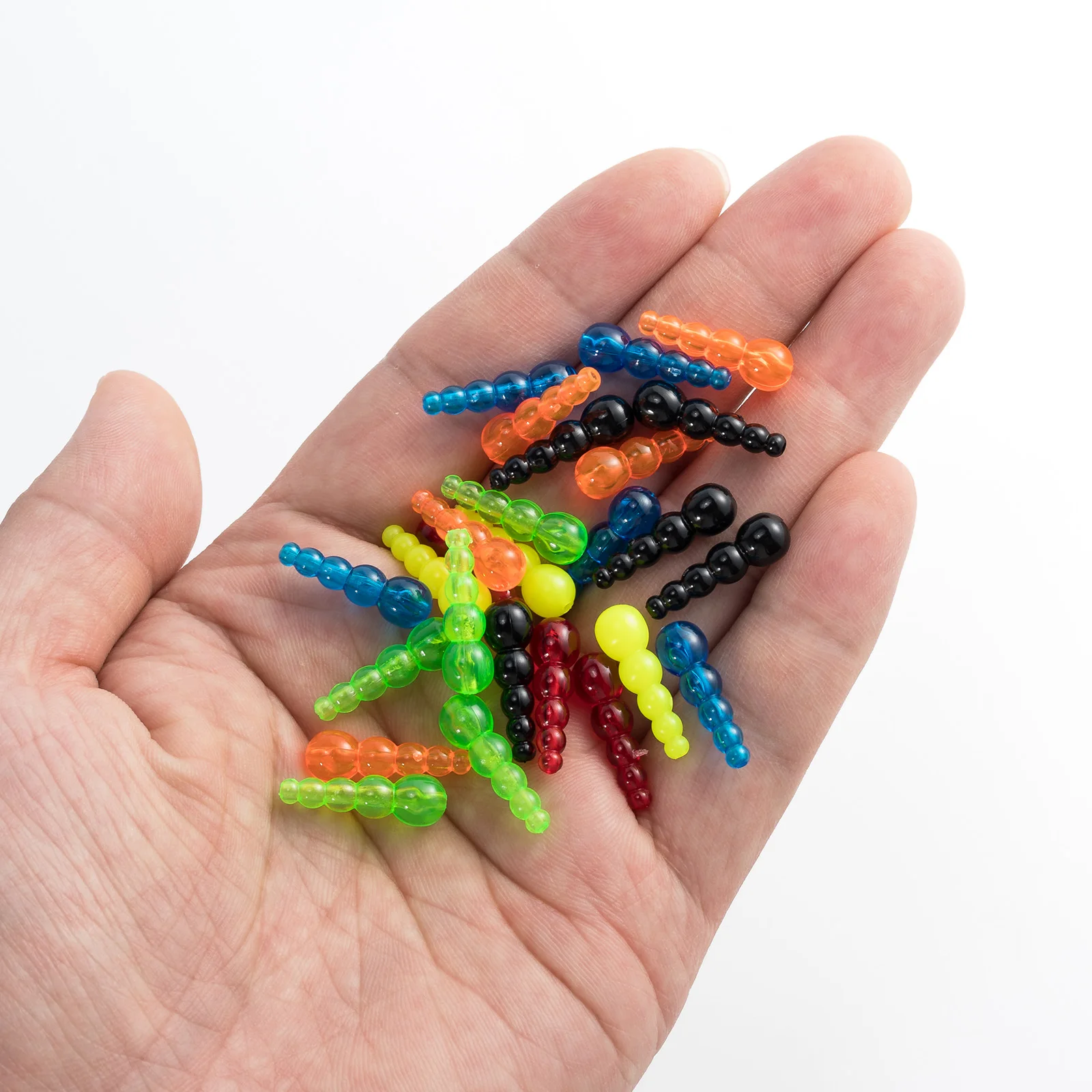 Stacked Beads for Fishing Inline Spinner Spinnerbait Walleye Rig Spinner Making Trout Bass Crappies Perch Freshwater fishing beads