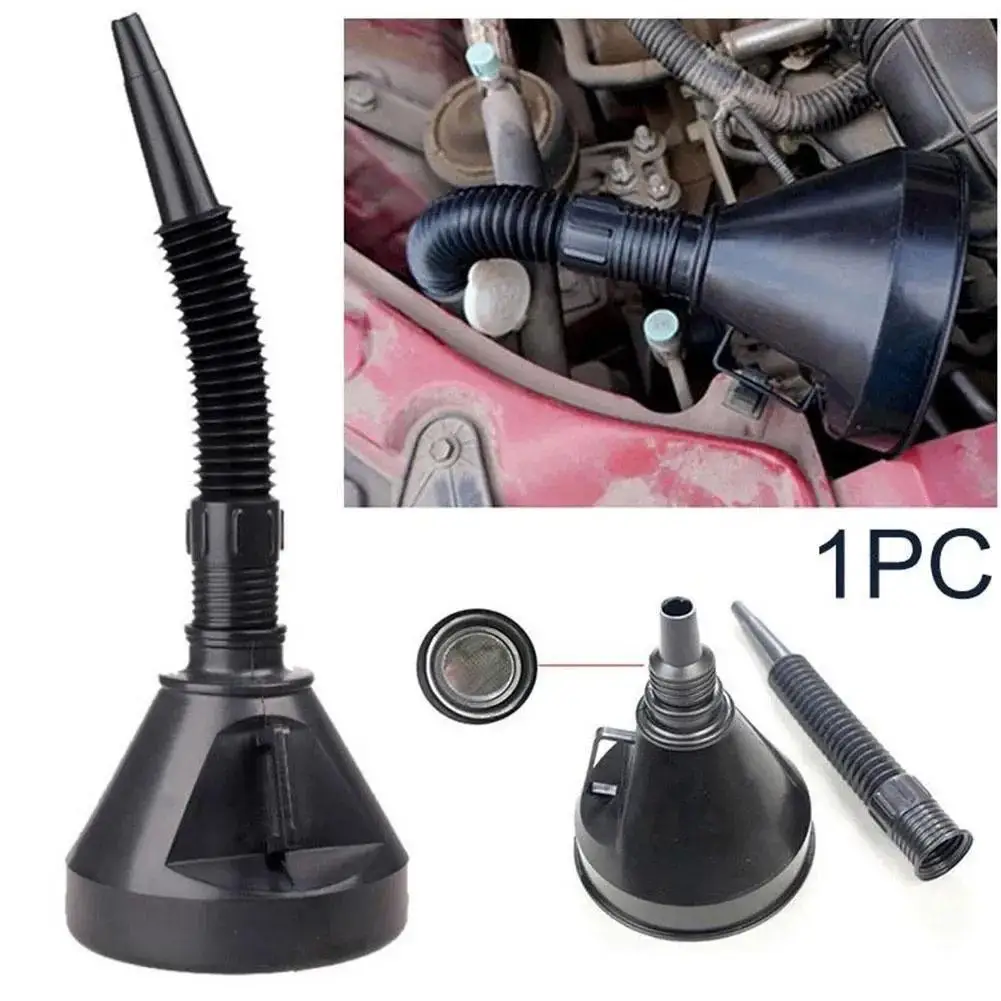 

Car Refueling Funnel Gasoline Foldable Engine Oil Funnel Auto Car Refueling Tool Tool Plastic Motorcycle Accessories Funnel R2R4