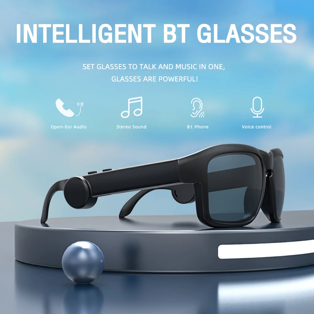 Xg-88 Smart Glasses Auricolare Auricolare Stereo Anti-Blu-Ray Doppio Altoparlante Touch Wireless Bluetooth Occhiali Da Sole Cuffie Da Viaggio