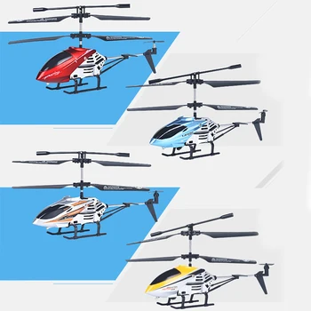 RC Helicopter 2.4G Aircraft 3.5CH  RC Plane With Led Light Anti-collision Durable Alloy Toys For Beginner Kids Boys Gifts Toys 4