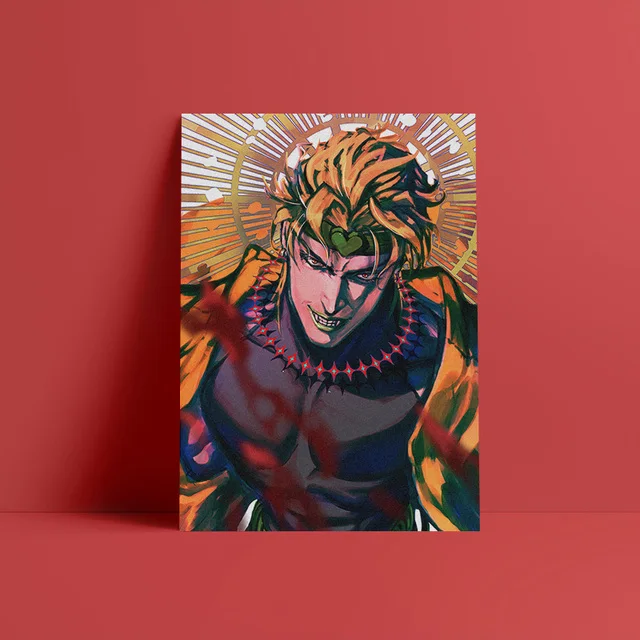 Quadro decorativo Dio Brando Jojos Bizzare Adventure