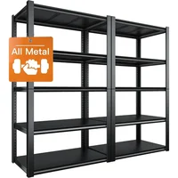 Garage Shelving 2000LBS Heavy Duty Storage Shelves Adjustable 5 Tier Metal Shelves for Storage , 32"W x 16.5"D x 63"H 1