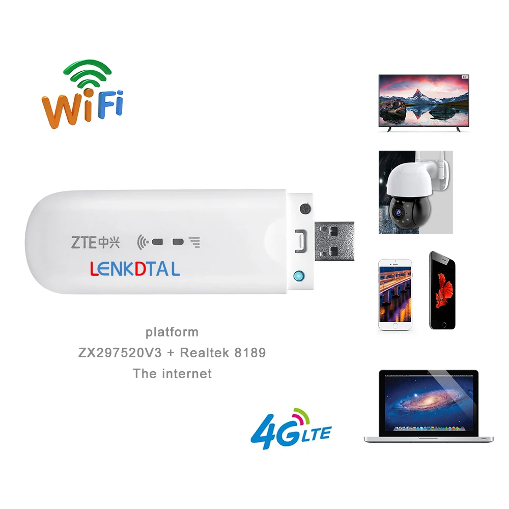 With Good Quality MF79U 4G Wireless Network Card Portable Wifi 150Mbps Speed Dongle Support SIM Card  Mobile Router Cheap