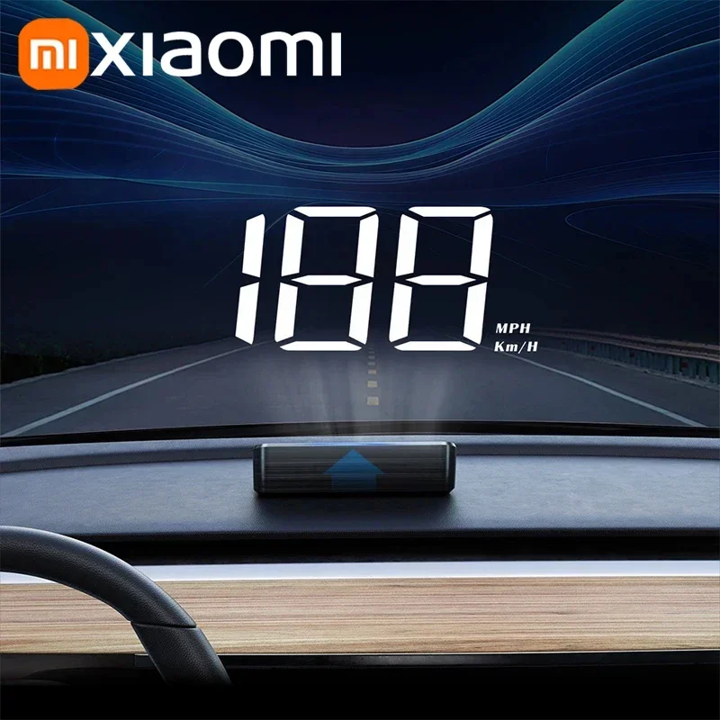 Xiaomi Car Speedometer HUD Head Up Display Digital Speed Meter Windshield Projector Vehicles Truck Auto Electronics Accessories car windshield projector