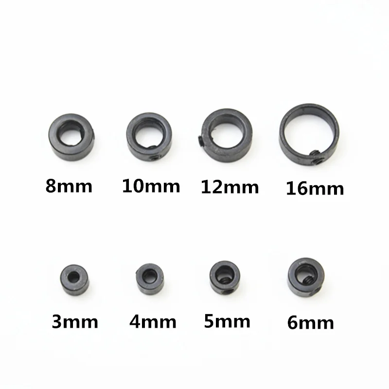 드릴 비트 스톱 칼라 링 드릴링 깊이 컨트롤러, 2.5mm 육각 렌치 로케이터, 3mm, 4mm, 5mm, 6mm, 8mm, 10mm, 12mm, 16mm, 8 개