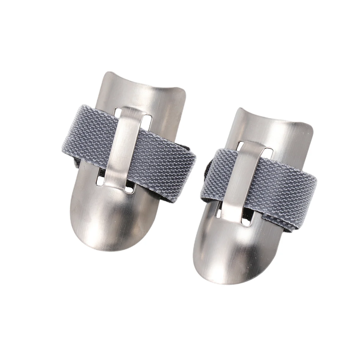 Finger Protector Guard Stainless Steel Adjustable Nail Cover Cutting Dicing Peeling Nut Sheller Kitchen Tools Dining 2Pcs