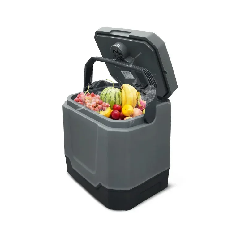 New 33L Mini Car Refrigerator Car Home Dual Use Mini Refrigerator