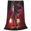 Shadow The Hedgehog Blankets Fleece Portable Sofa Throw Blankets For Couch Bedding Travel Throws Bedspread Quilt 2
