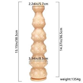 38CM Giant Dragon Dildo Strapon Adult Sex Toys Big Dick for Anal Plug Fisting BDSM Chastity Gay Slave Silicone Penis Women Sex 3