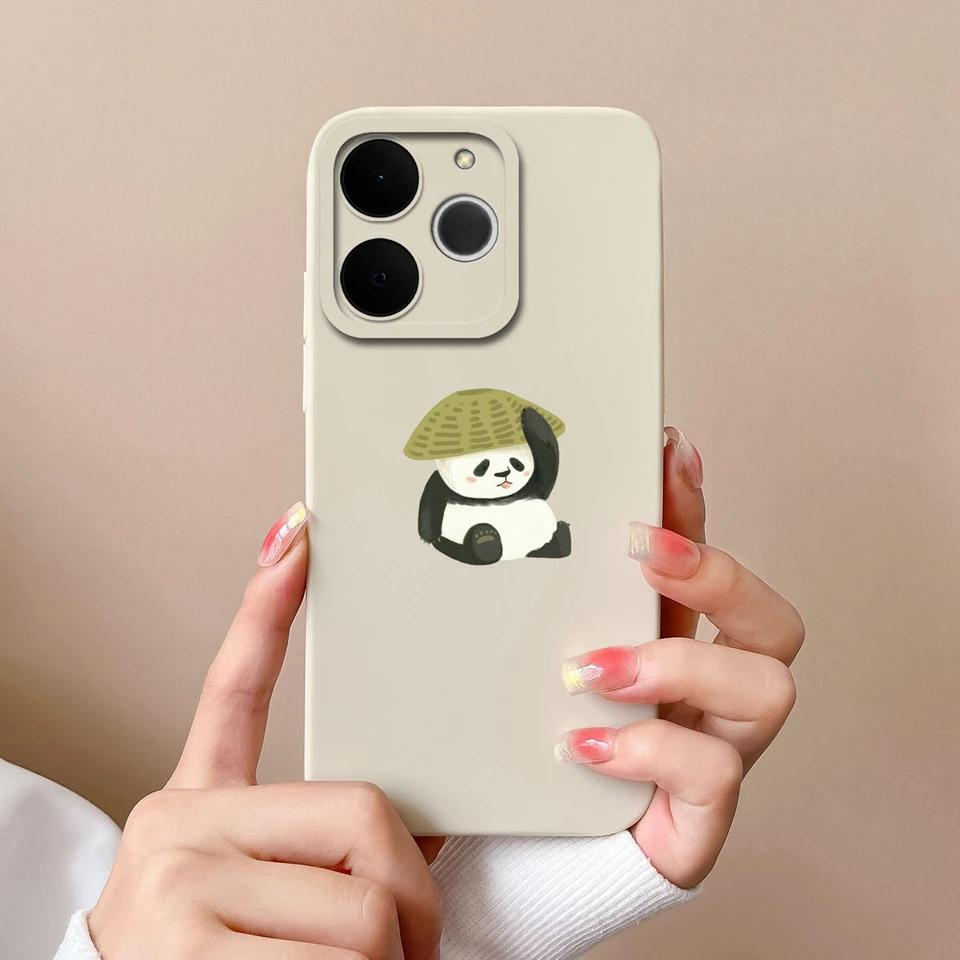Cartoon Cat Panda Phone Case - Unique Full Protection Cover