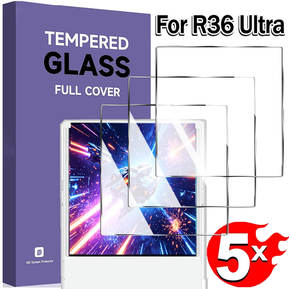 5-Pack HD Tempered Glass Shatterproof Screen Protectors - 9H Hardness, Anti-Scratch Protective Films
