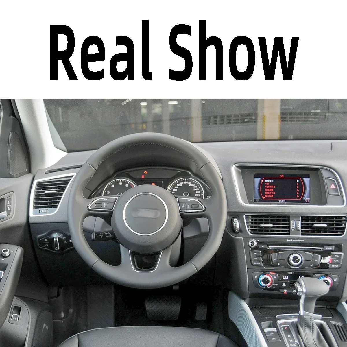 Car Interior Trim 1/2/3PCS Interior Dashboard AC Air Outlet Vent Grill Trim For Audi Q5 SQ5 8R 2010- 8R1820901 8R1820902 8R1820951 Accessories