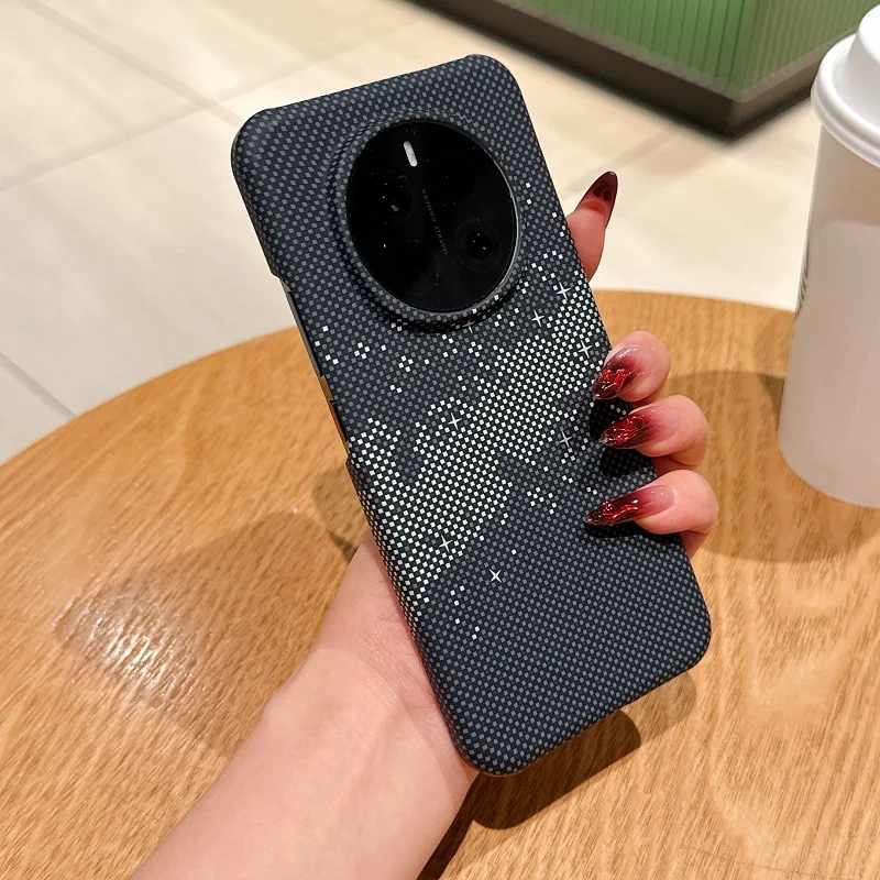 Carbon Fiber Patterned Magnetic Shockproof Case - High Quality Back Cover