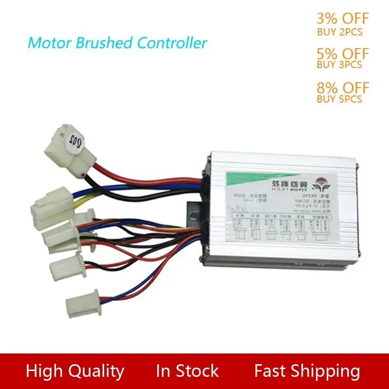 12V/24V/36V/48V 500/800W Dc Spazzolato Controller Motore Scatola Bici Elettrica Per Bicicletta Elettrica Scooter Accessori E-Bike Vendita Calda
