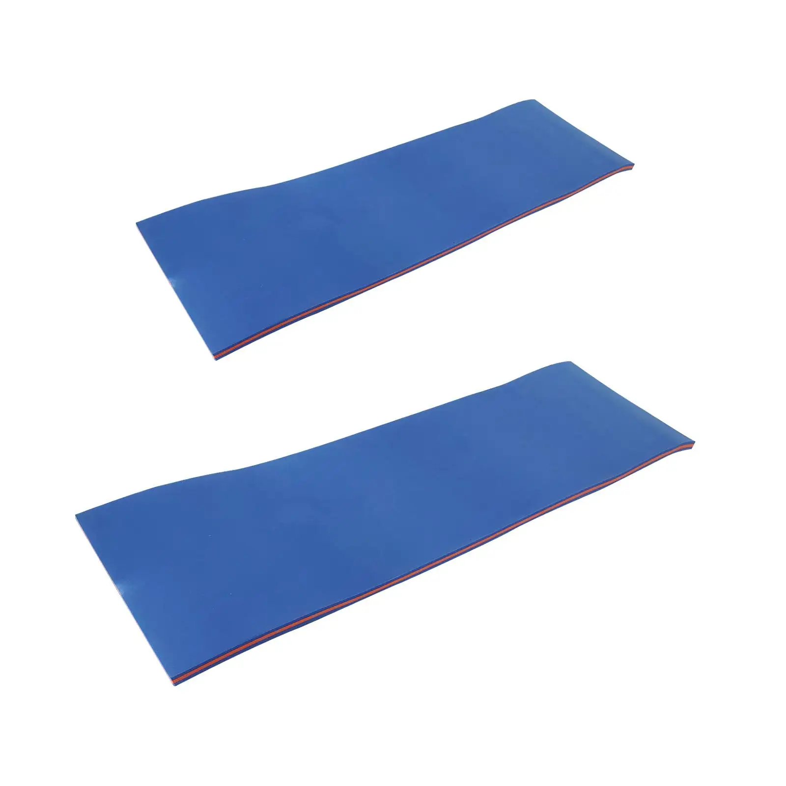 

Xpe Foam Pool Floating Mat Cushion Roll up Pad Smooth Surface Blue Orange Blue