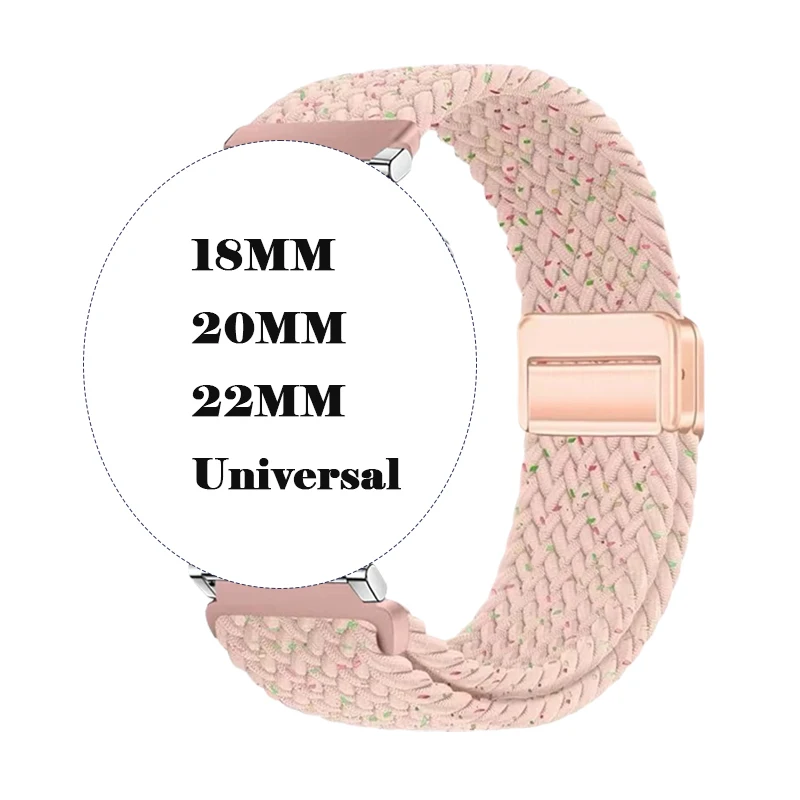 Nylon Magnetic Breathable Loop Watchband Strap
