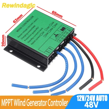MPPT 100W-1000W เครื่องควบคุมการชาร์จกังหันลม PWM กันน้ำ30A 20A ควบคุมความเร็วลมต่ำเพิ่มแรงดันไฟฟ้า12V 24V อัตโนมัติ48V 1