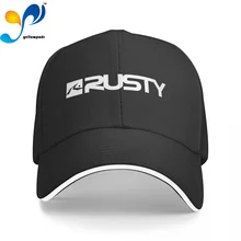 

Corporate Logo Rusty Style Trucker Cap Snapback Hat for Men Baseball Mens Hats Caps for Logo