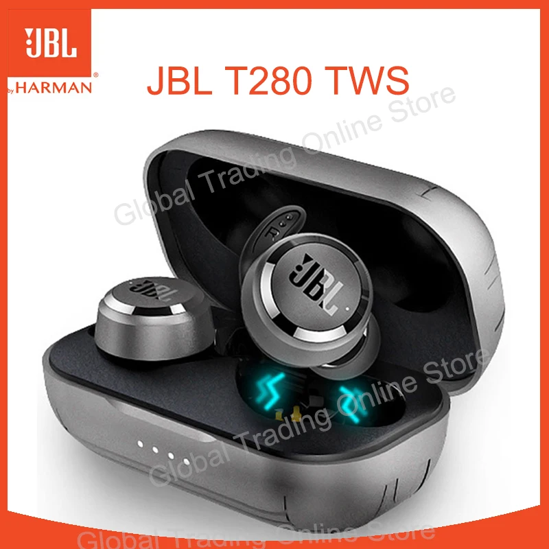 Беспроводные наушники JBL TUNE T280 TWS спортивные T280TWS водонепроницаемые с глубокими