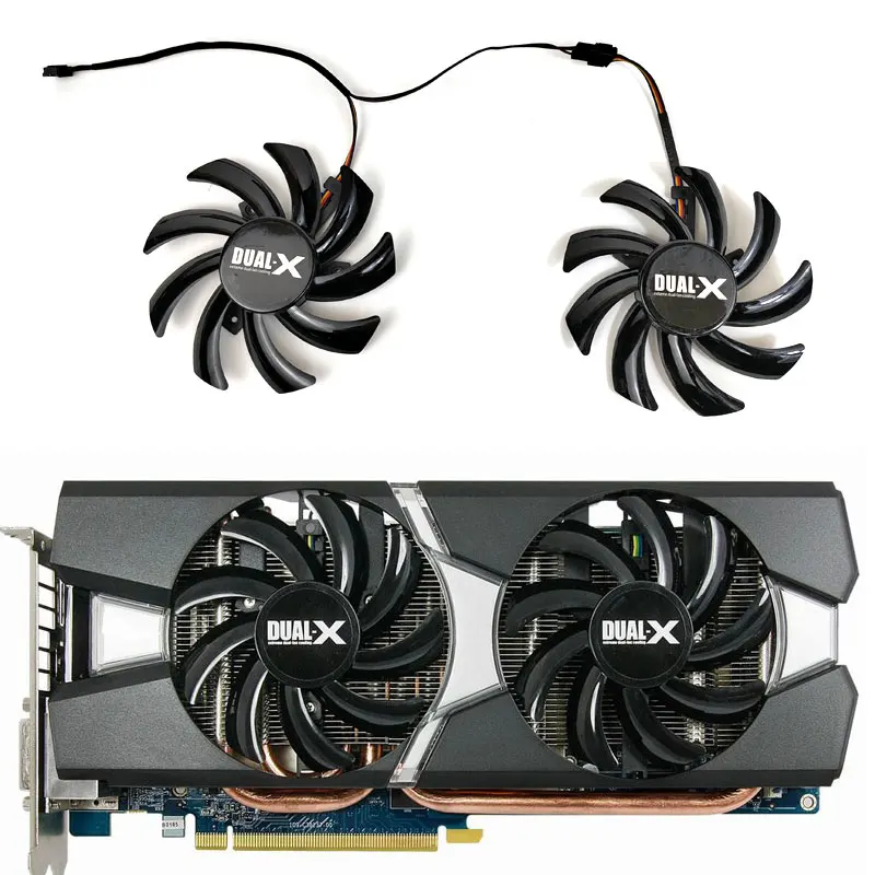 twin frozr radeon r9 280x sapphire New 85mm Fdc10h12s9-c R9 280x 3g Gddr5 Gpu Fan，for Sapphire