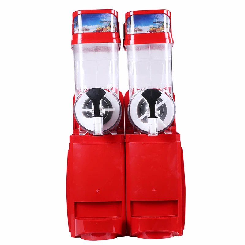 

Commercial kitchen appliances export snow melting machine 15 * 2 15L two cylinder snow mud machine cold drink machine