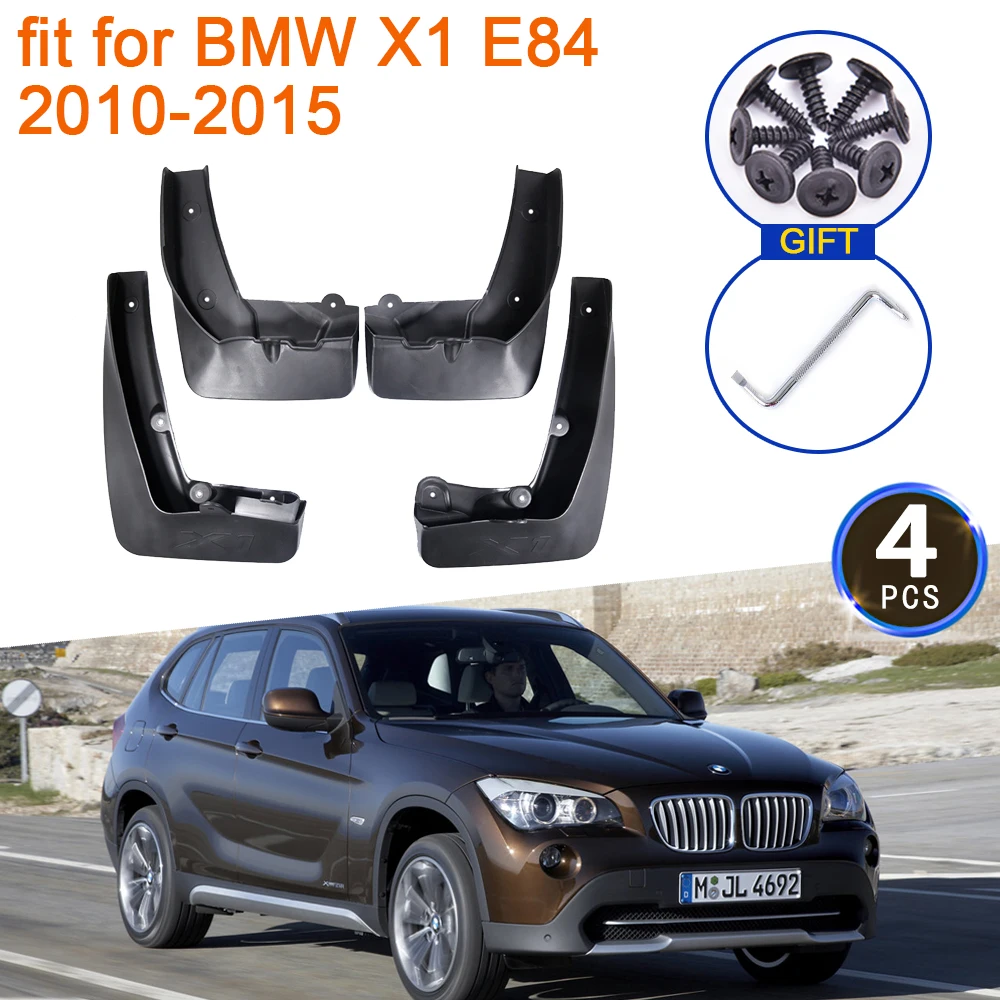 

For BMW X1 E84 2010 2011 2012 2013 2014 2015 Mudguards Flare Mud Flaps Guard Splash Front Rear Wheels Fenders Car Accessories