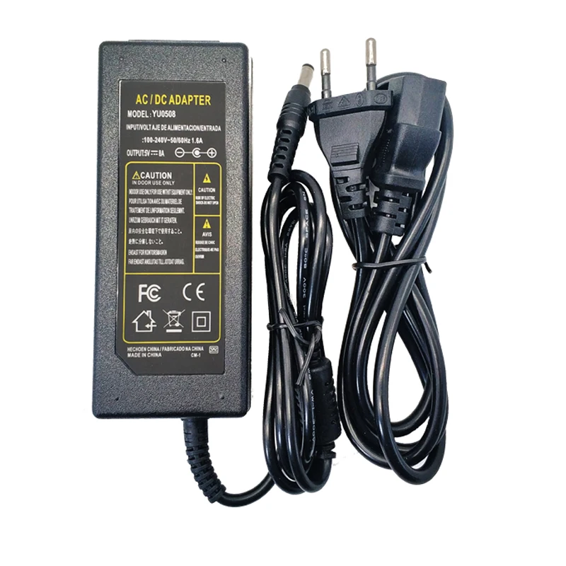 Universal AC to DC Power Supply Adapter - Multi-Voltage Output 5V/12V/24V, 1A-10A Adjustable Charger