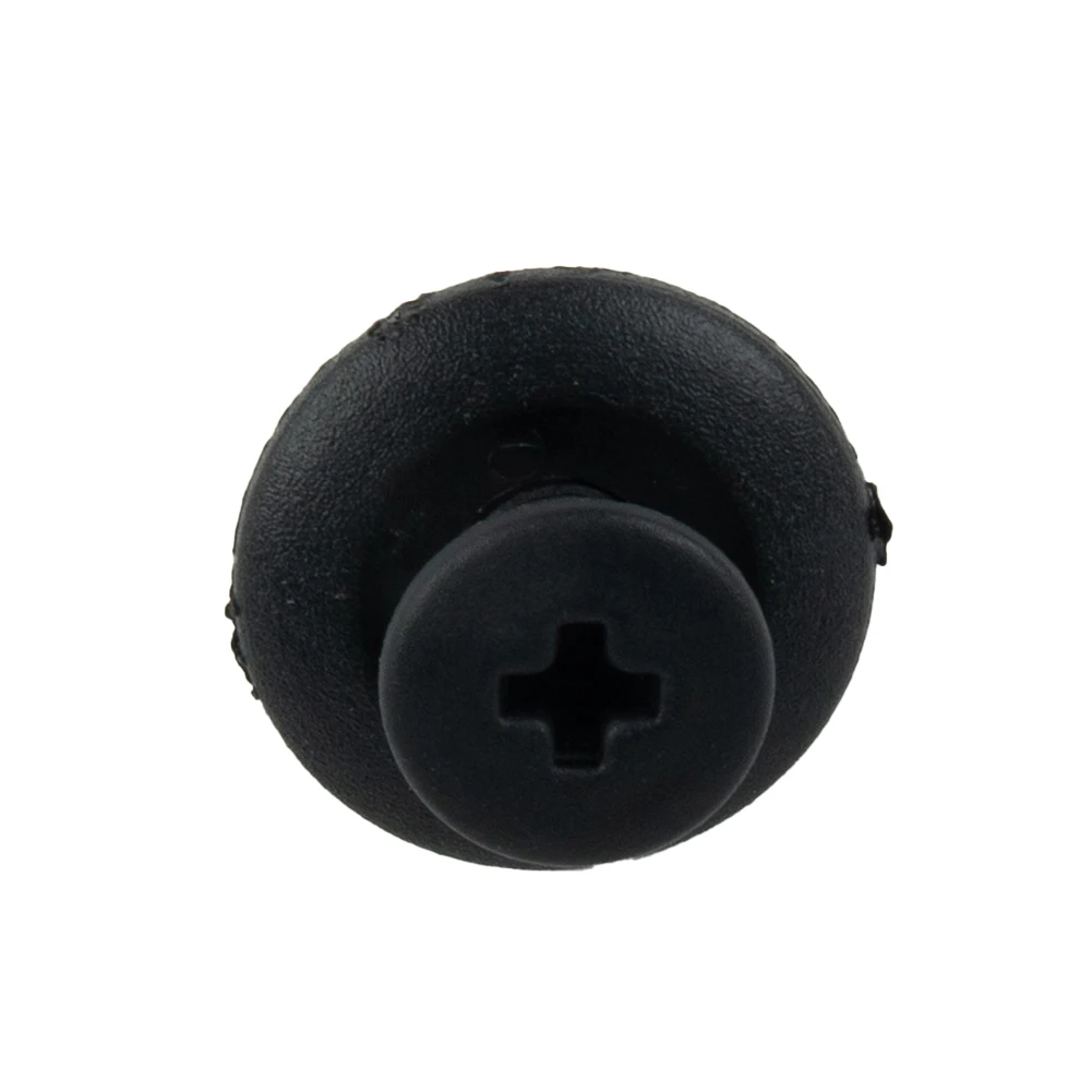 

Fixing Accessories 8mm Black Car Trunk Bumper Retainer Push Hole Fasteners Clips Tools 50pcs Plastic Screw Fender