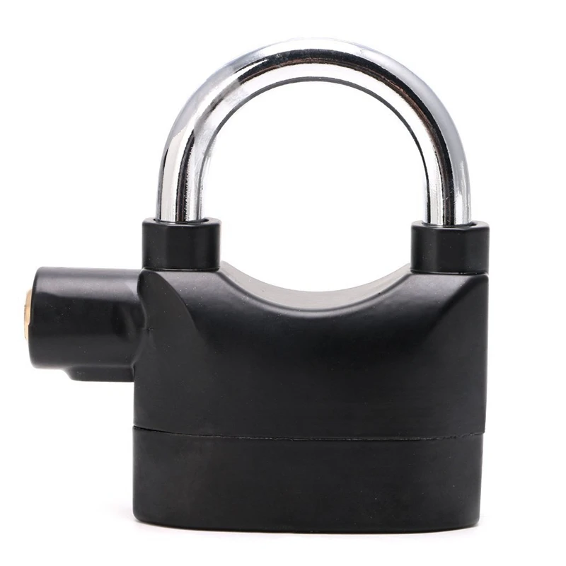 Black Waterproof Siren Alarm Padlock Alarm Lock for Motorcycle Bike Bicycle Perfect Security with 110dB Alarm  7