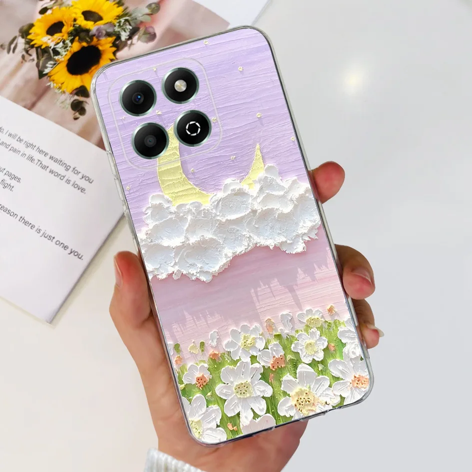 Charming Love Heart Cartoon Soft Silicone TPU Phone Cover -