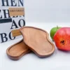 Wooden tray, decorative storage bathroom counter tray, makeup table, food, coffee, tea, small tissue, candle storage tray. 1