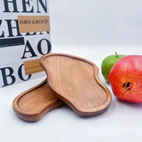 Wooden tray, decorative storage bathroom counter tray, makeup table, food, coffee, tea, small tissue, candle storage tray. 1
