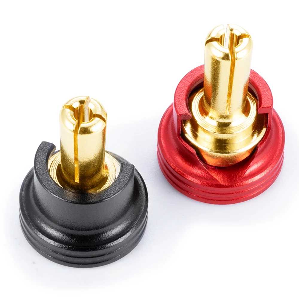 AXSPEED 4,0 mm/5,0 mm Messing Bullet Bananenstecker RC Auto Lip Batterieanschluss mit Metallkühlkörper für RC-Modellautos – Detail 3