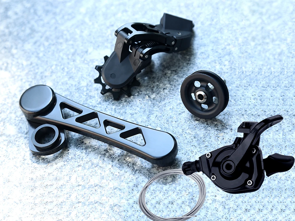 Acrz Per Bicicletta Pieghevole Brompton Sistema Di Cambio A 7 Velocità Adatto Per Kit Di Trasmissione Cnc In Lega Di Alluminio Linea A/C 216G