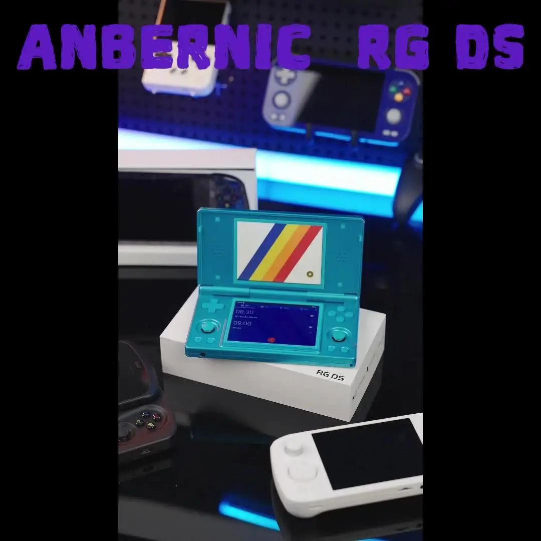 ANBERNIC RG DS Handheld Game Console Dual-screen Flip Video Games