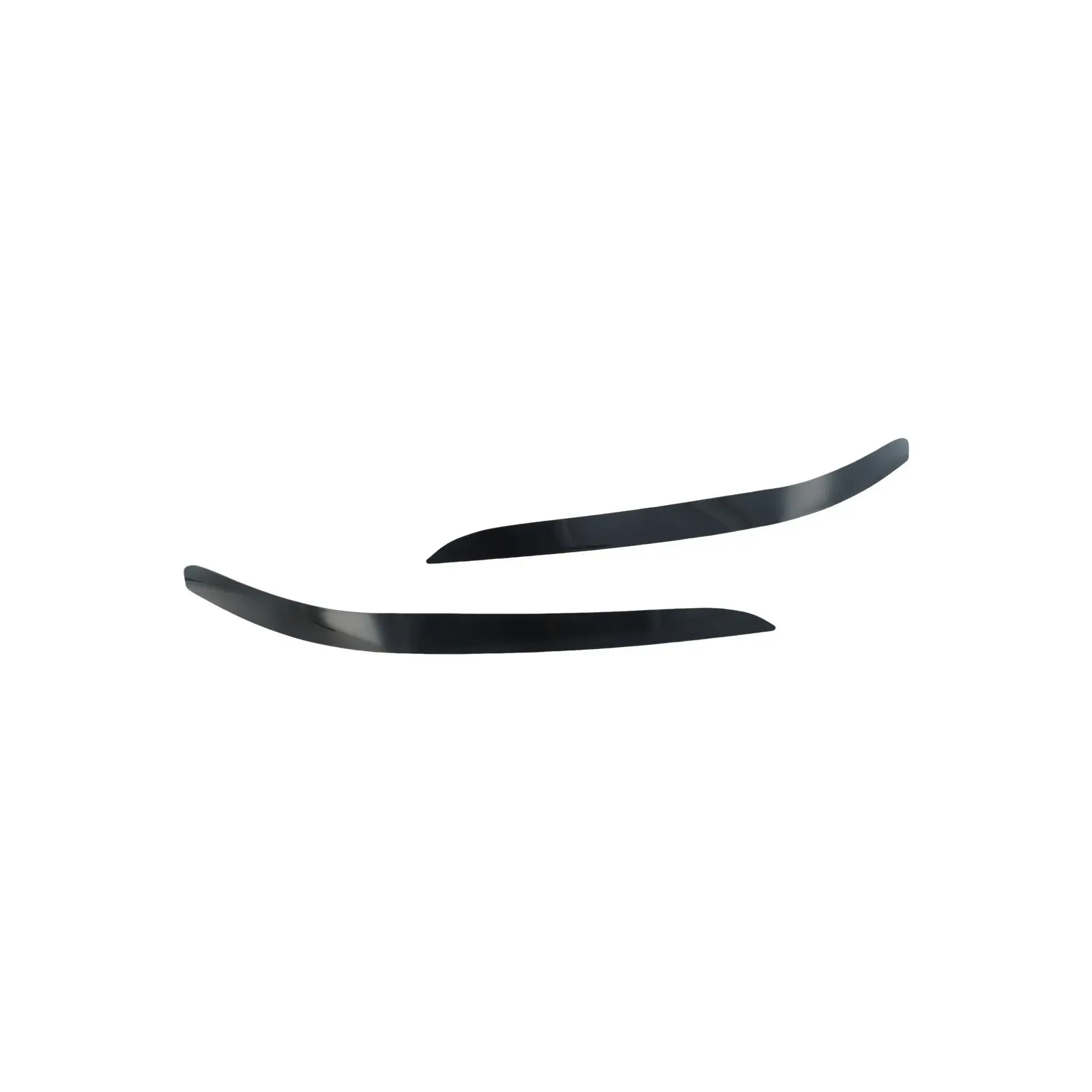 

2x Headlight Eyebrow ABS Material BA BF XR XR6 XR8 XT Durable Eyelid Cover Trim For Ford Falcon Front Gloss Black