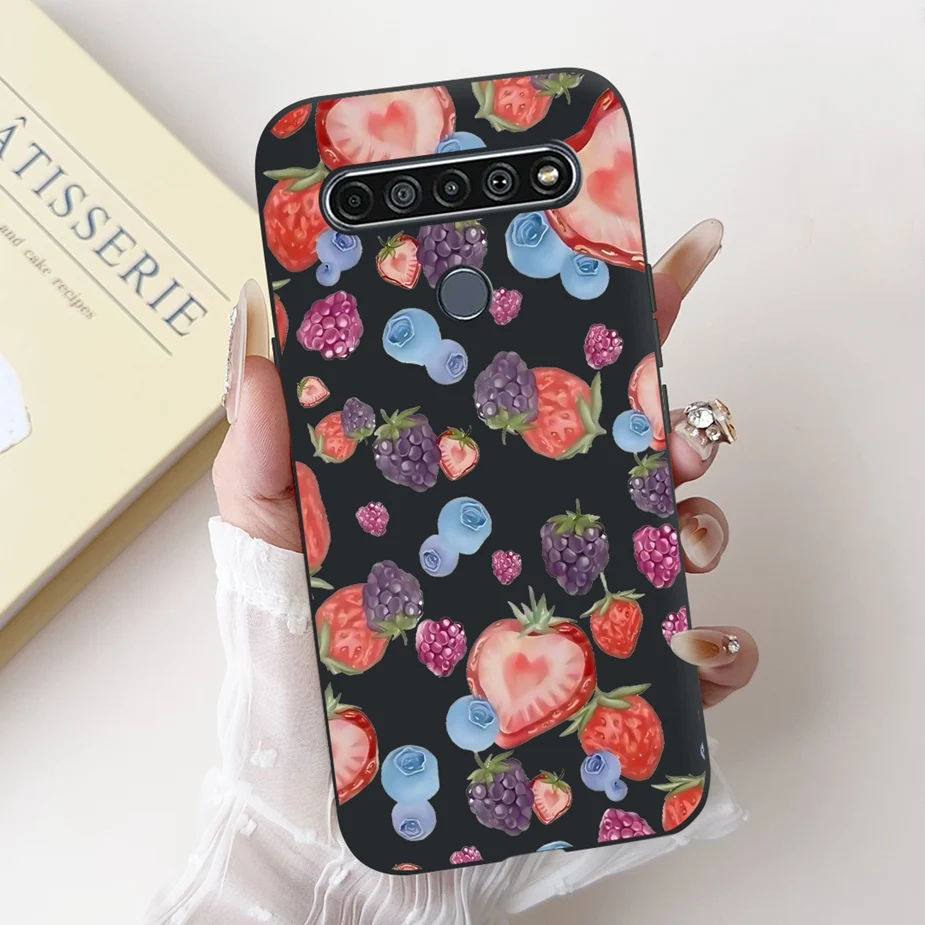 Cute Letters Cartoon Soft TPU Matte Phone Case Cover