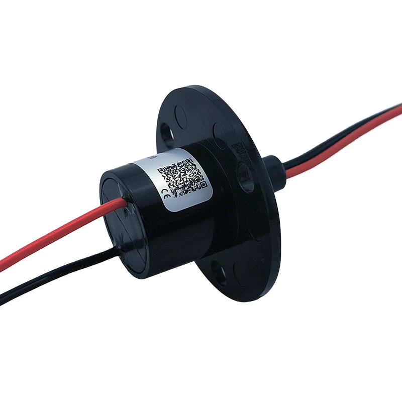 OD 22mm 2-way 10A low power cap-type slip ring capsule conductive joint rotating conductor