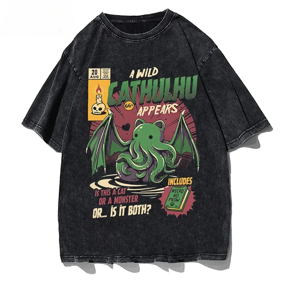 Urban Backwoods Cthulhu XII Men's T-Shirt T-Shirt Black Size 3XL, Black
