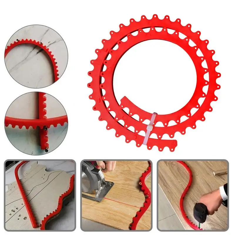Flexible Curve Guide for Precision Woodworking Projects