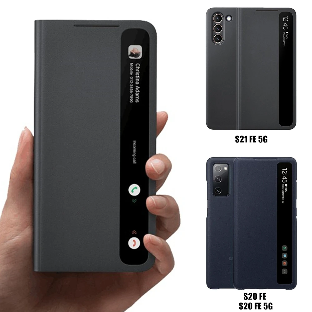 Flip Cover Smart Clear View S20 Fe Clear View Cover Galaxy Samsung