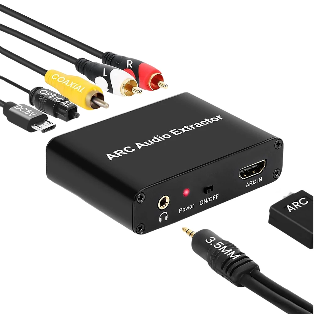 HDMI-Compatible ARC Audio Extractor ARC Return Channel
