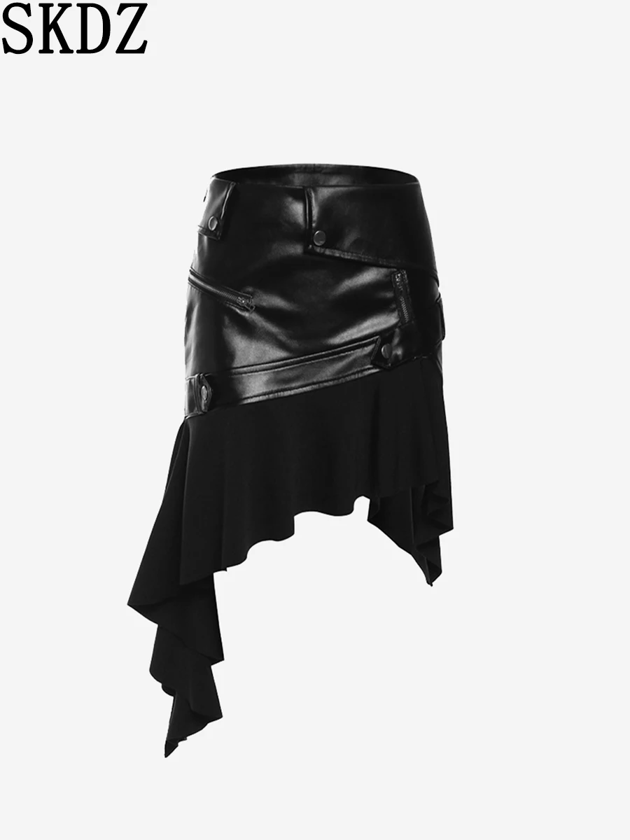 

2024 New Women's Solid Color Slim Fit Street Fashion High Waist Wrapped Hip Skirt