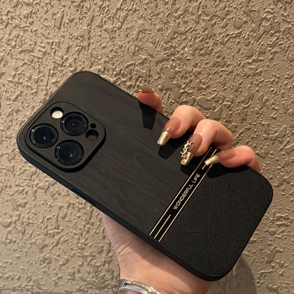 Schwaarz Shangruisu Lieder Handyshülle Nei iPhone Promax Premium 14 iPhone 13 Set 12 Komplett Package Lëns 15 Ultra Anti-Fall_voghion.com