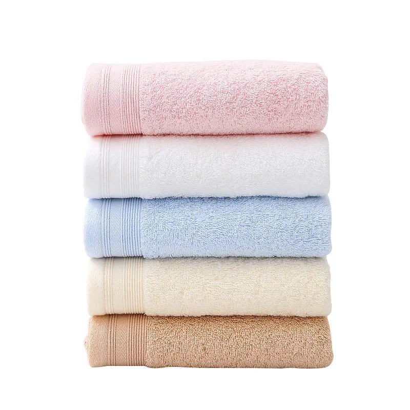 

Fashion new towel pure cotton plain men's and women's household face wash towel out of file absorbent towel cotton