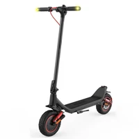 Trottinette électrique pour adultes M1MAX avec clignotants, moteur 500W, vitesse 35 km/h, autonomie 35 km, batterie 36V 10Ah, pneus de 10 pouces, charge utile 120 kg, pliable, trottinette électrique pour les trajets quotidiens 3