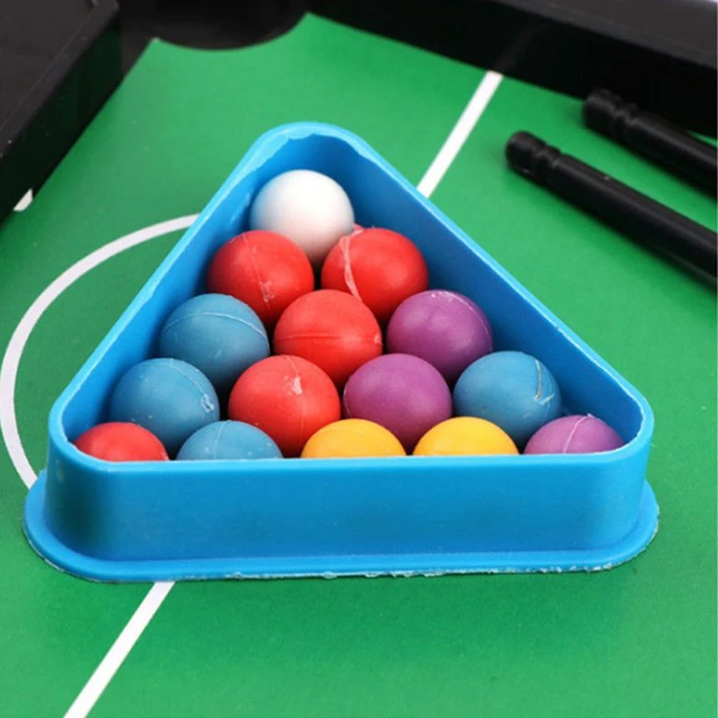 Dollhouse Elf Doll Accessories Mini Tabletop Pool Set Parent-Child Interactive Desktop Billiards