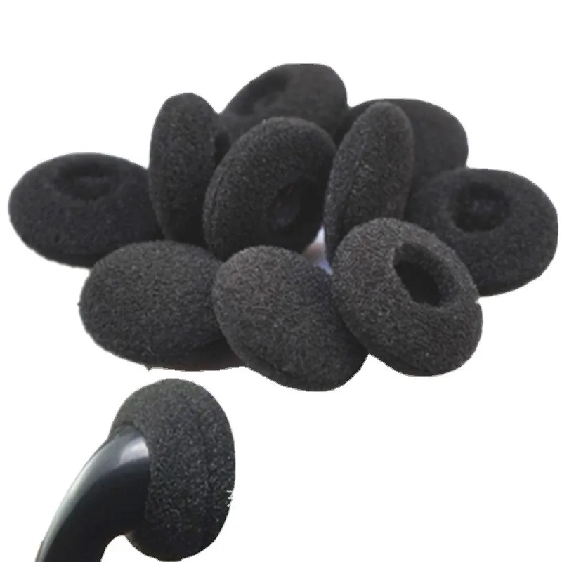 50Pcs 18mm Soft Foam Earbud Headphone Replacement Ear Pads Earphone Ear