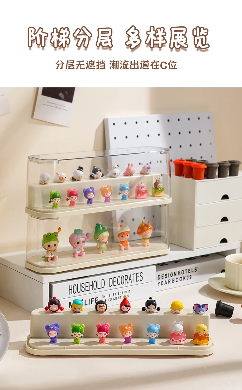 Description Picture 6 of itemFigure Storage Box for Figures Acrylic Transparent Ornaments Dust Proof With Lid Boxes Organizer Locker Blind Display Action
